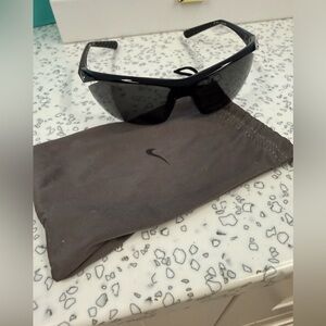 Nike Glossy Black Sunglasses